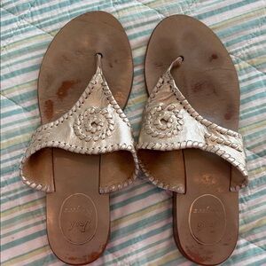 Jack Rogers Women's Gold Sandals